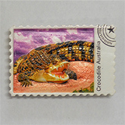 Stamp Magnet Crocodile